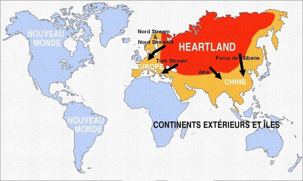Heartland, rimland et géopolitique