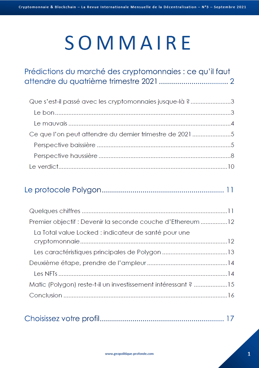 📒 RECEVEZ LA REVUE OR & ARGENT AUJOUD'HUI ! Revue Cryptomonnaie & Blockchain de septembre 2021