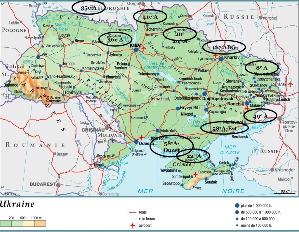 Situation militaire Ukraine mars 2022