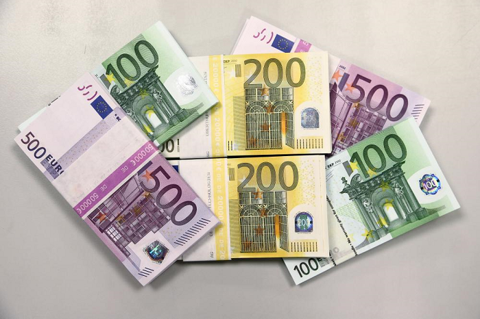 Billets de banque, espèces, euros