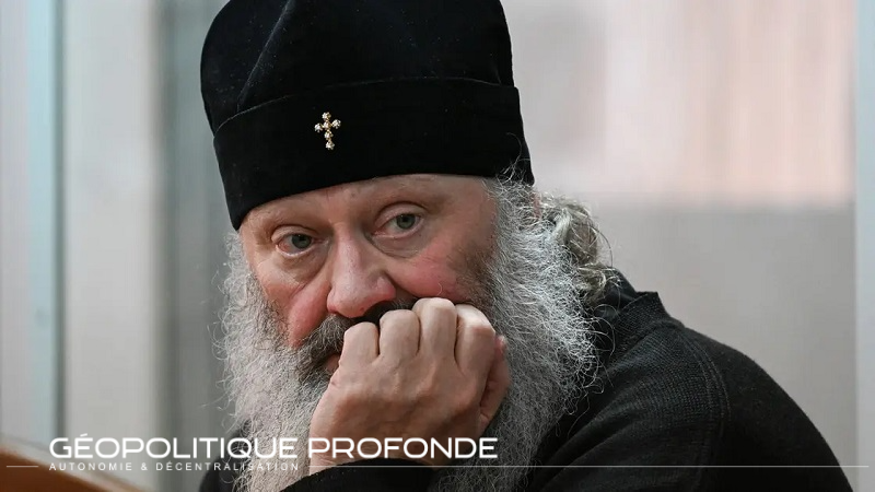 Pavlo métropolitain-Haute personnalité de l'Église orthodoxe ukrainienne- Arrestation