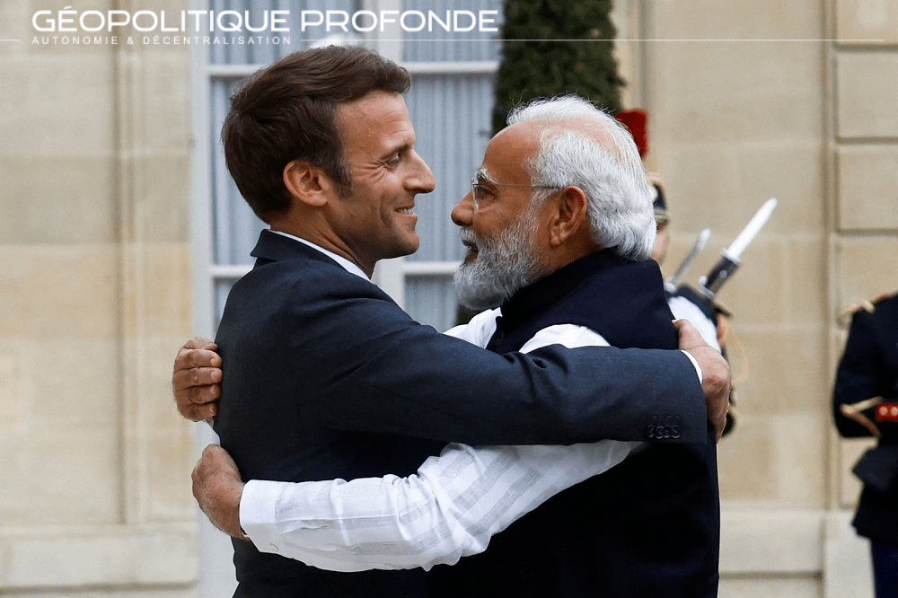Emmanuel Macron et le Président de l'Inde