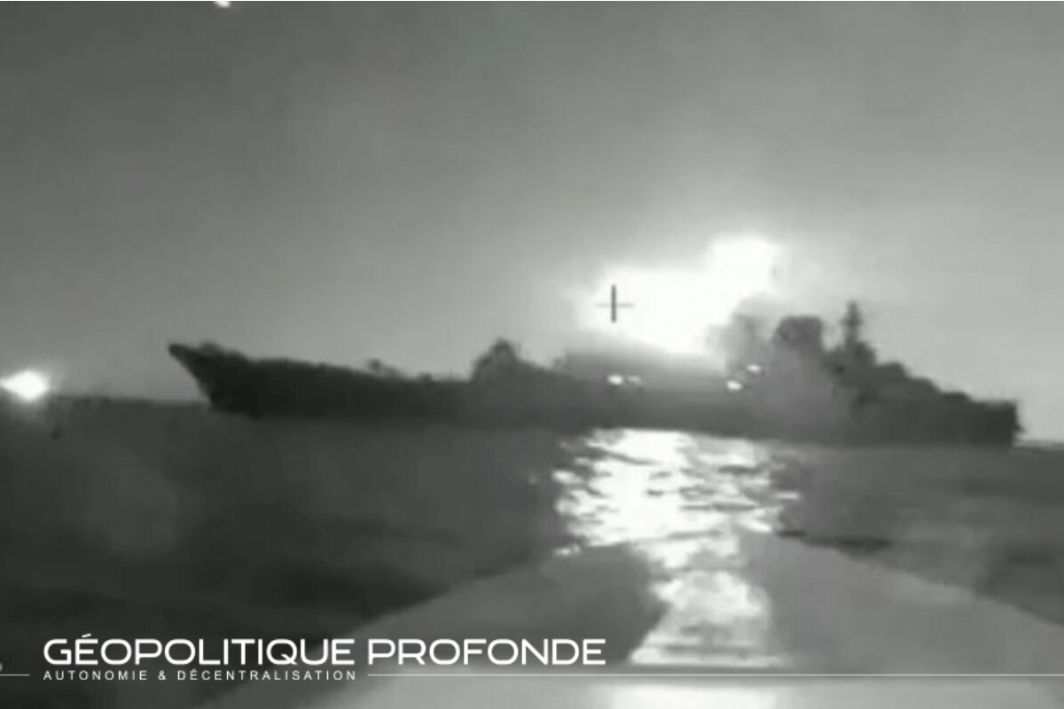 Un navire russe gravement endommagé suite à une attaque de drone ukrainien