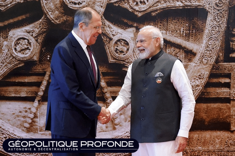 Premier ministre Modi - Ministre russe des Affaires étrangères Sergey Lavrov-Sommet du G20-Delhi-Ukrainisation