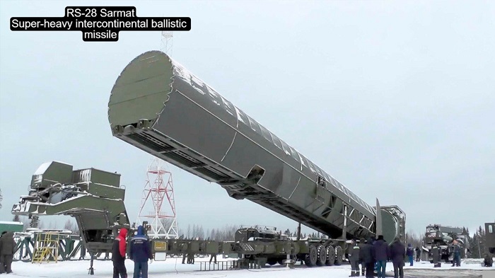 Sarmat- Satan II- Missile balistique intercontinental longue portée