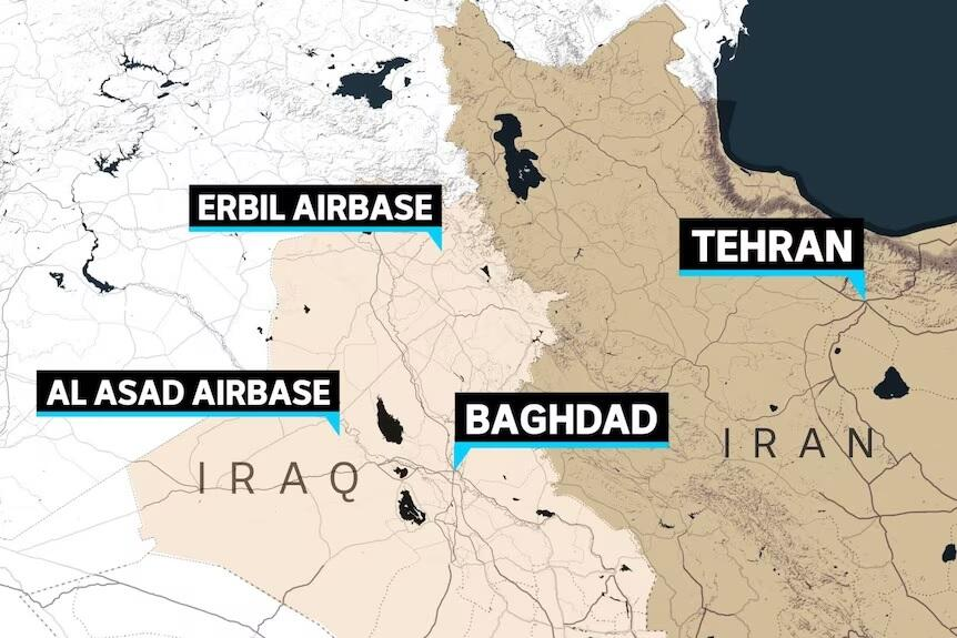 Bases Américaines-Iran.