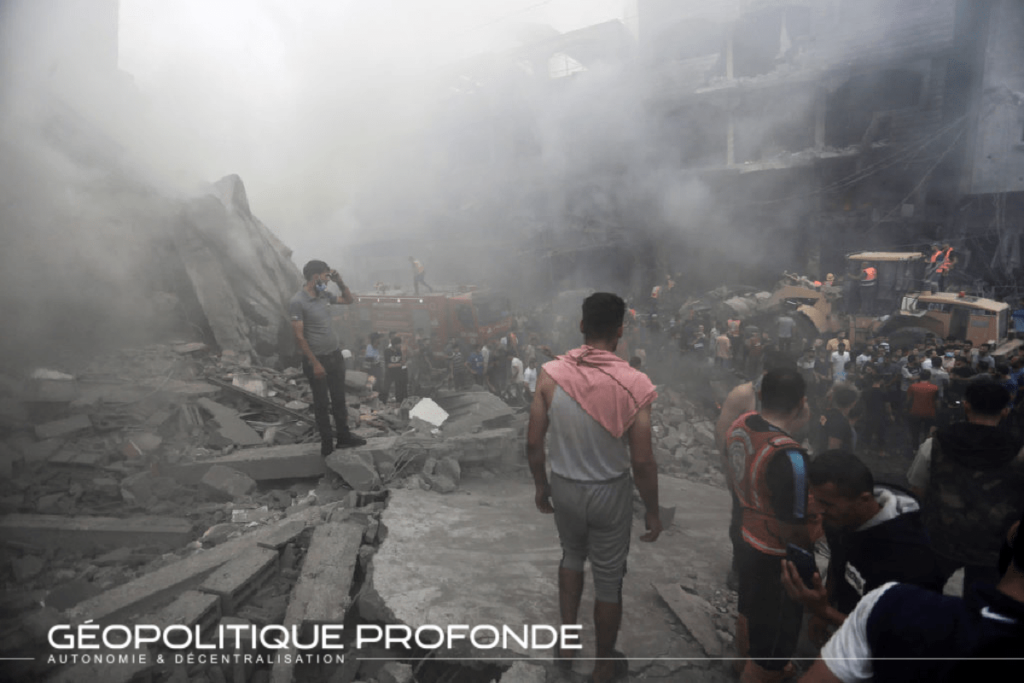 Quiconque choisit de ne pas quitter le nord de Gaza pour se rendre au sud pourrait être identifié comme complice d'une organisation terroriste.