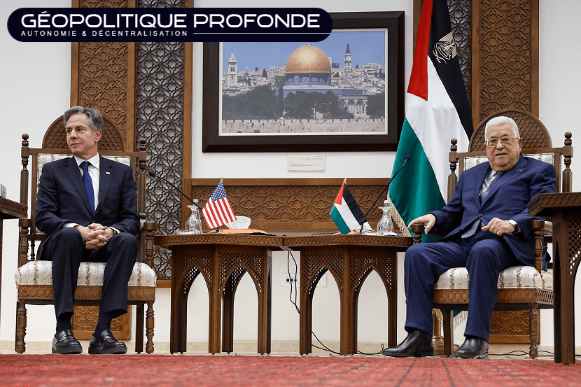 Antony Blinken-Président de l'Autorité palestinienne Mahmoud Abbas-Ramallah-Gaza-Israël-Ramallah