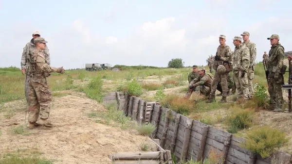 Soldats Américains en Ukraine.
