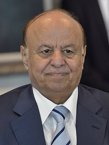 Yémen-Président Abd Rabuh Mansur Hadi.