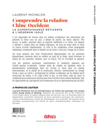 Comprendre la relation Chine-Occident- Laurent Michelon