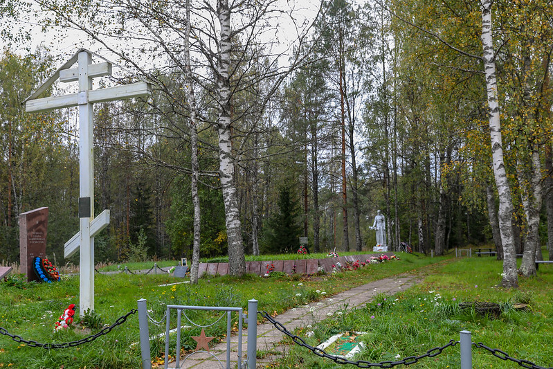 Karelia, Russie- Mémorial-Soldats