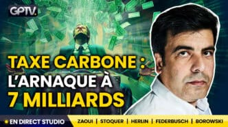 La Grande Émission sur GPTV animée par Mike Borowski, avec Gregory Zaoui sur l'arnaque de la taxe carbone