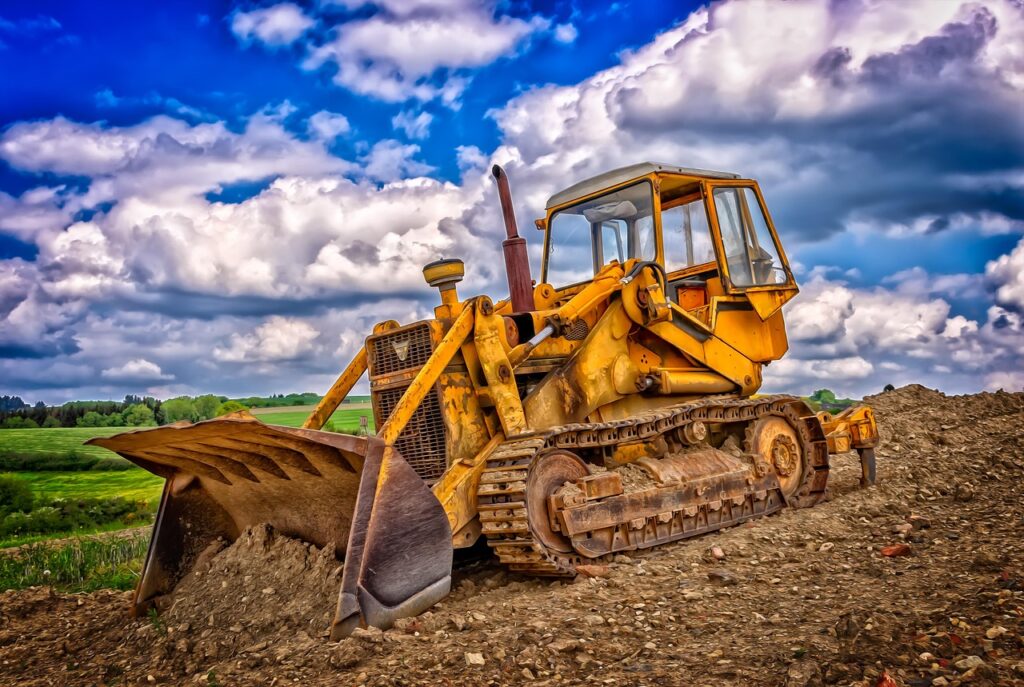 Chantier à l'arrêt
