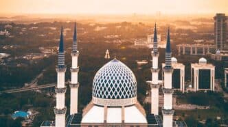 Blue Mosque, Turkey during golden hour