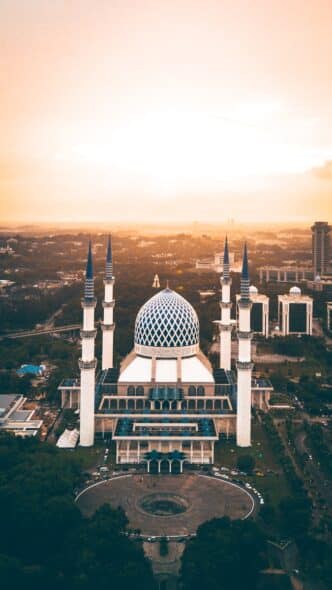 Blue Mosque, Turkey during golden hour