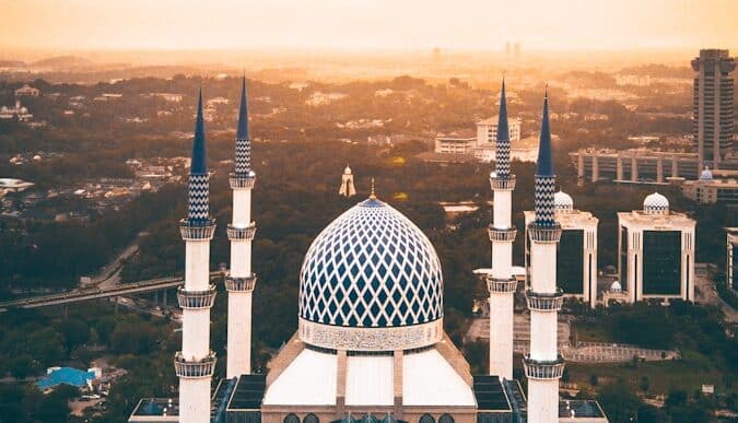 Blue Mosque, Turkey during golden hour