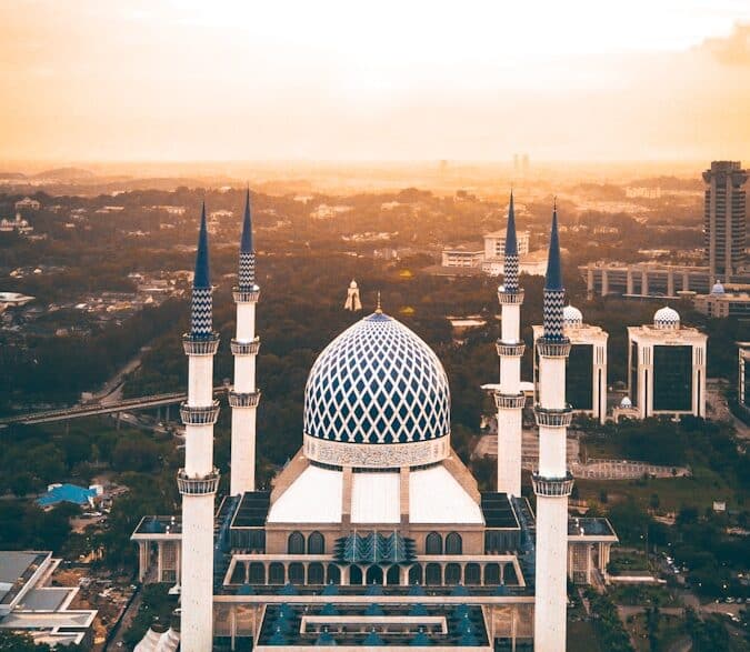 Blue Mosque, Turkey during golden hour