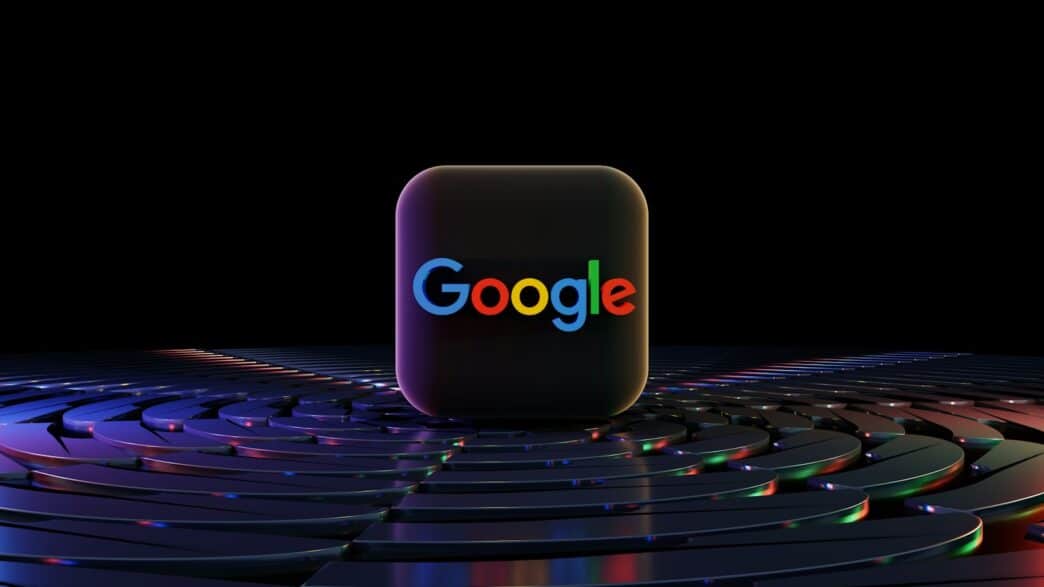 a close up of a computer keyboard with the word google on it