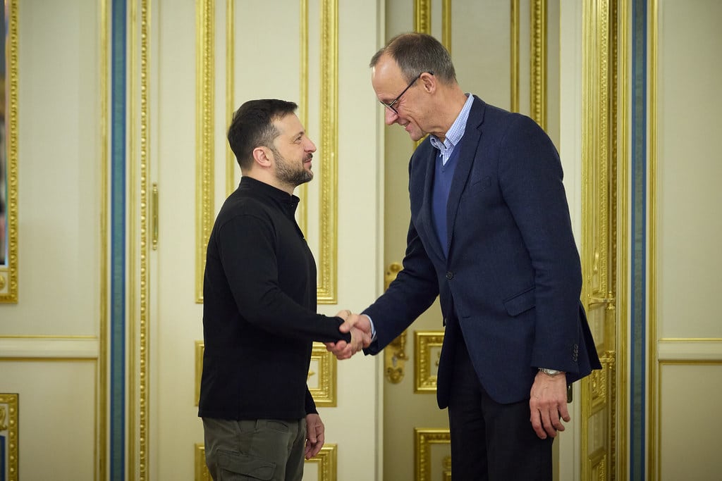 Friedrich Merz et Volodymyr Zelensky