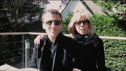 Emmanuel et Brigitte Macron