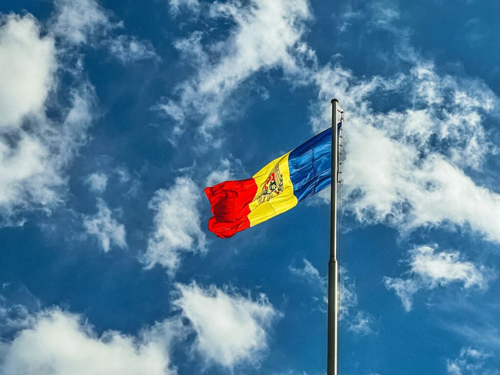 Drapeau de la Moldavie