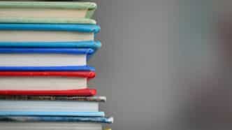 shallow focus photography of books