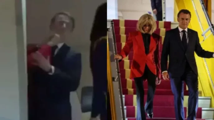 brigitte gifle macron à Hanoï