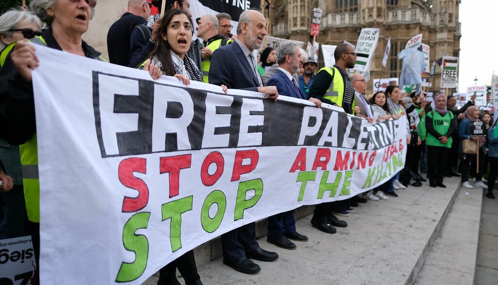 manifestation pour la libération de la Palestine