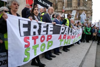 manifestation pour la libération de la Palestine