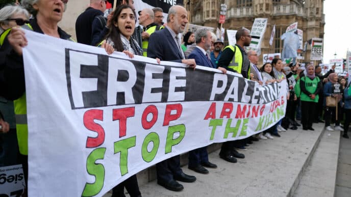 manifestation pour la libération de la Palestine
