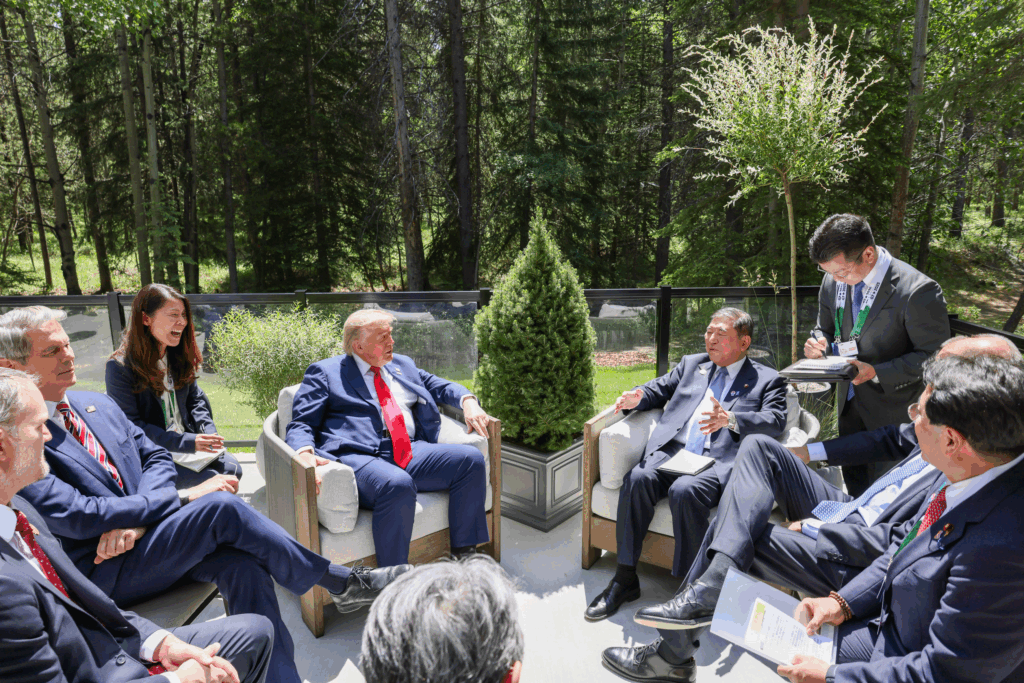 Les dirigeants du G7