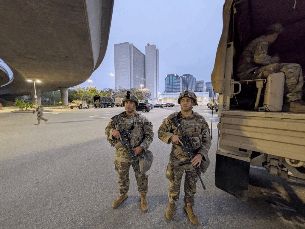 Garde Nationale à Los Angeles