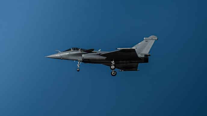 Un Rafale en vol