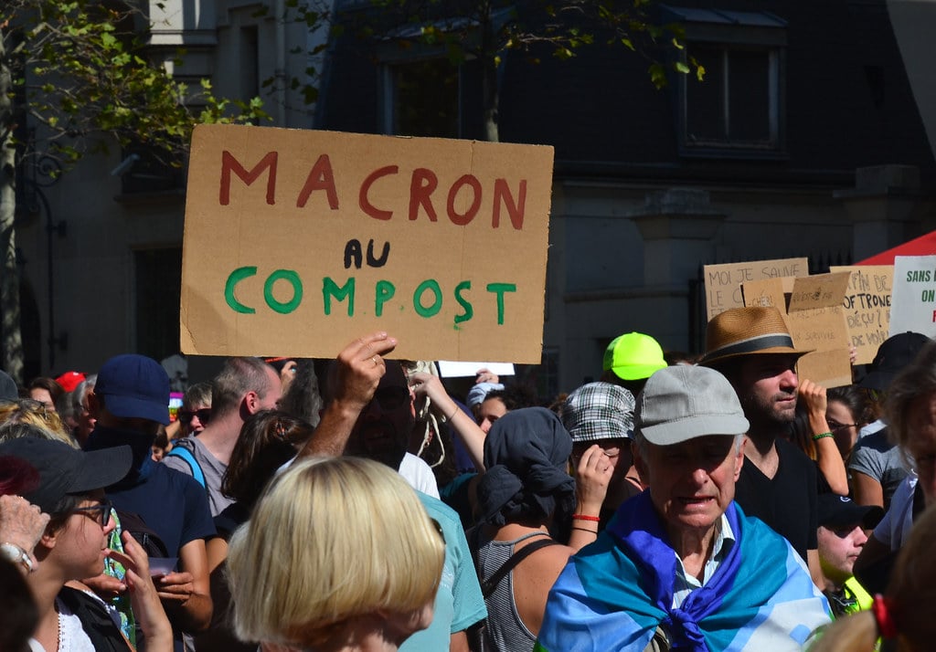 Manifestation contre macron
