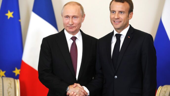 Appel entre Macron et Poutine