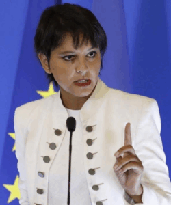 Najat Vallaud-Belkacem à la Cour des comptes