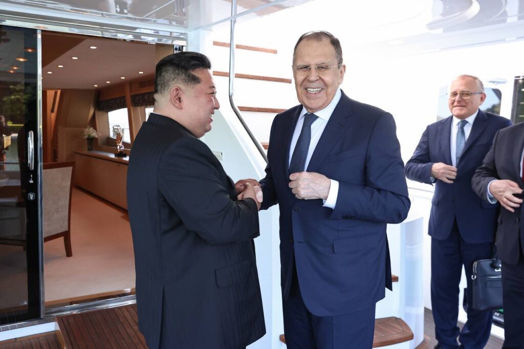 Sergueï Lavrov a rencontré Kim Jong Un en Corée du Nord