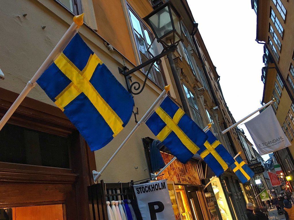 drapeau en suède