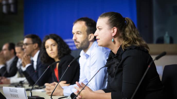 Mathilde Panot, policiers municipaux