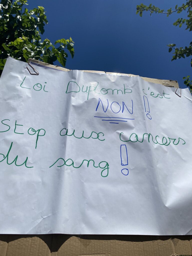 Manifestation contre la loi duplomb