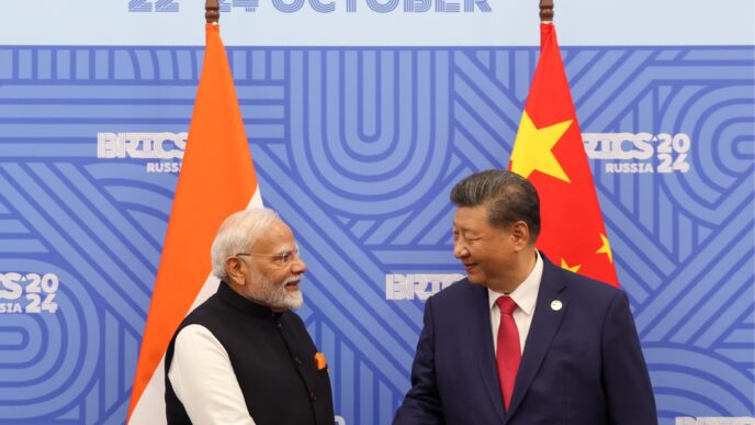 la Chine et l'Inde amorcent un rapprochement inédit depuis cinq ans