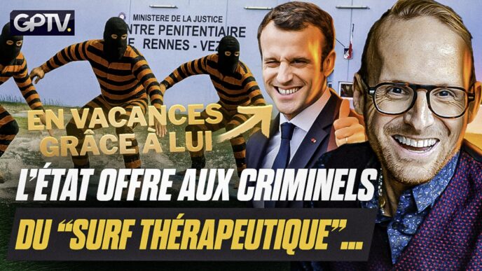 prison criminels vacances surf