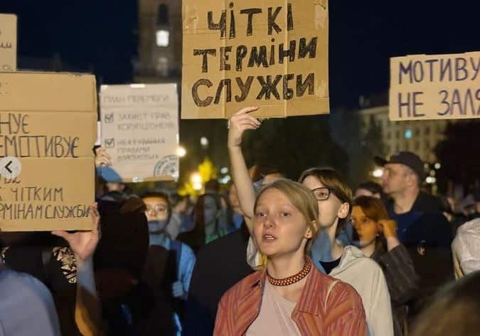 Manifestation à Kiev