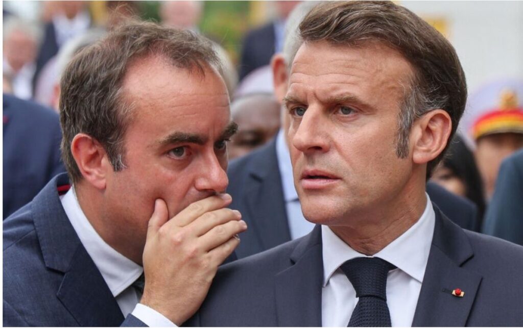 Sébastien Lecornu et les Macron