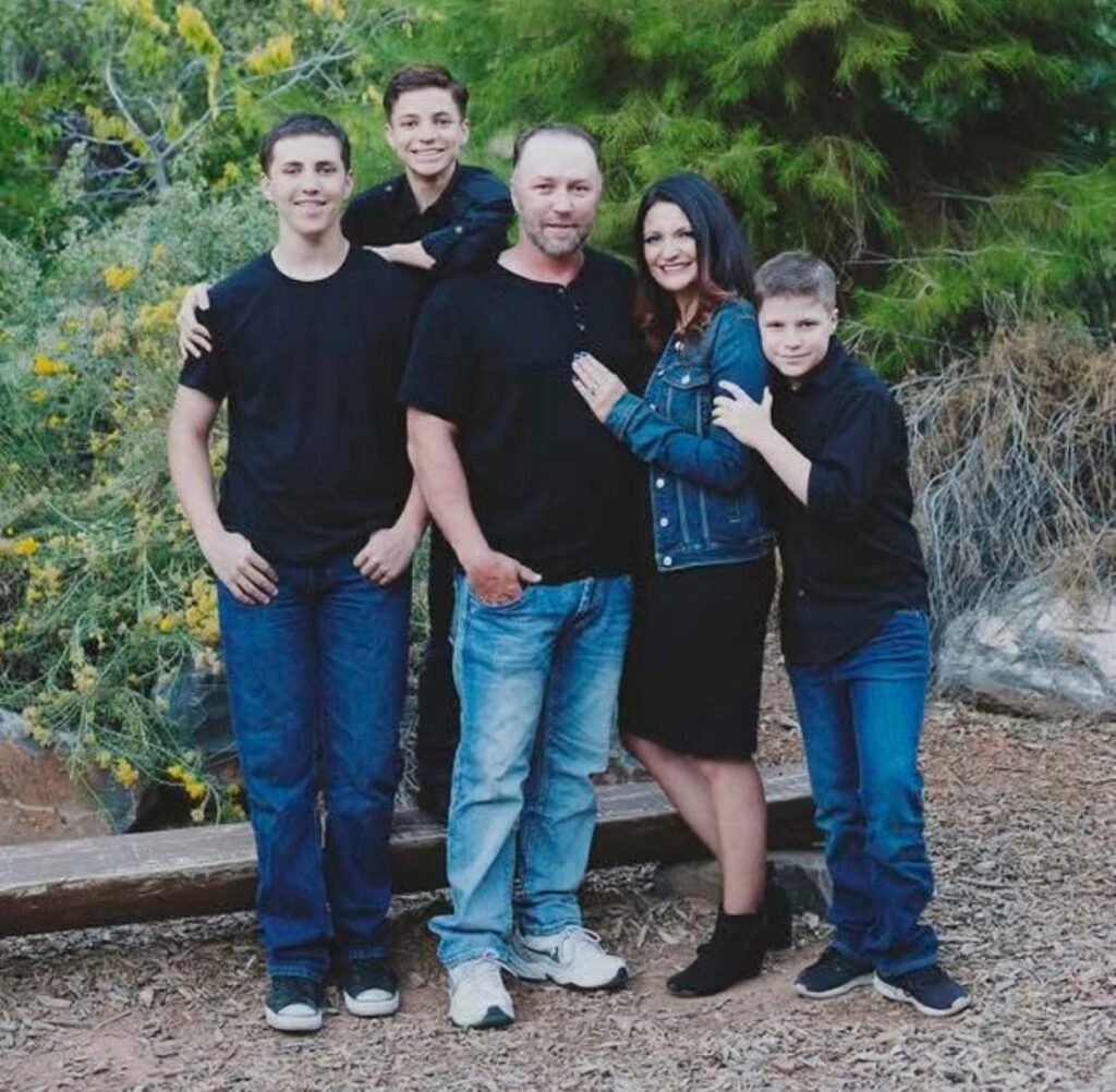 Tyler Robinson et sa famille