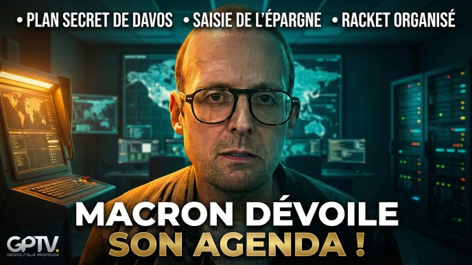 Macron veut saisir l'épargne des Français pour sauver l'UE. Découvrez le projet de spoliation et de racket organisé annoncé au WEF de Davos.
