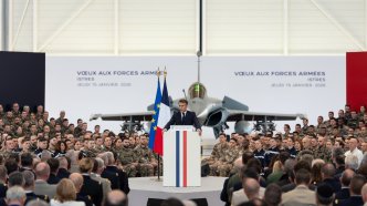 Groenland, Iran, budget militaire : les appels d’Emmanuel Macron à Istres
