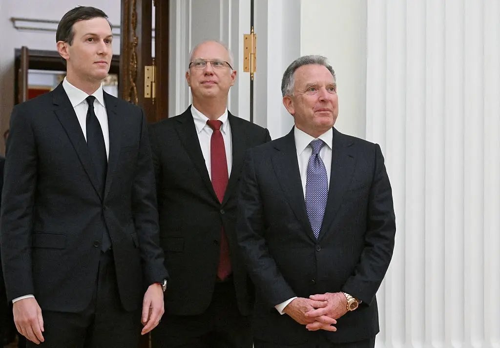 Jared Kushner, Kirill Dmitriev et Steve Witkoff