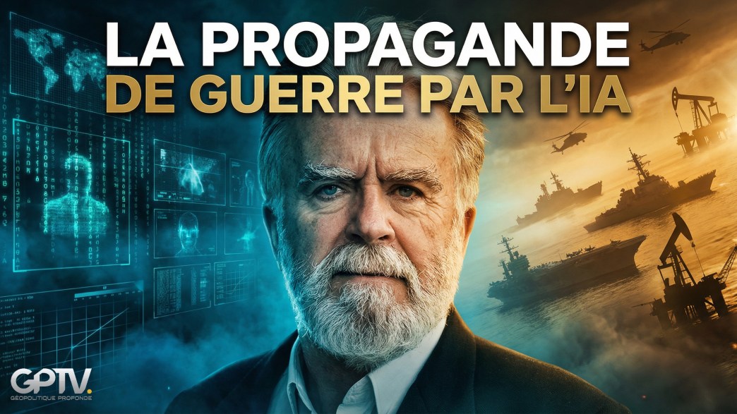 L'IA sature la propagande de guerre. Entre tensions en Iran et fin du pétrodollar, nos experts analysent le verrouillage du système démocratique.